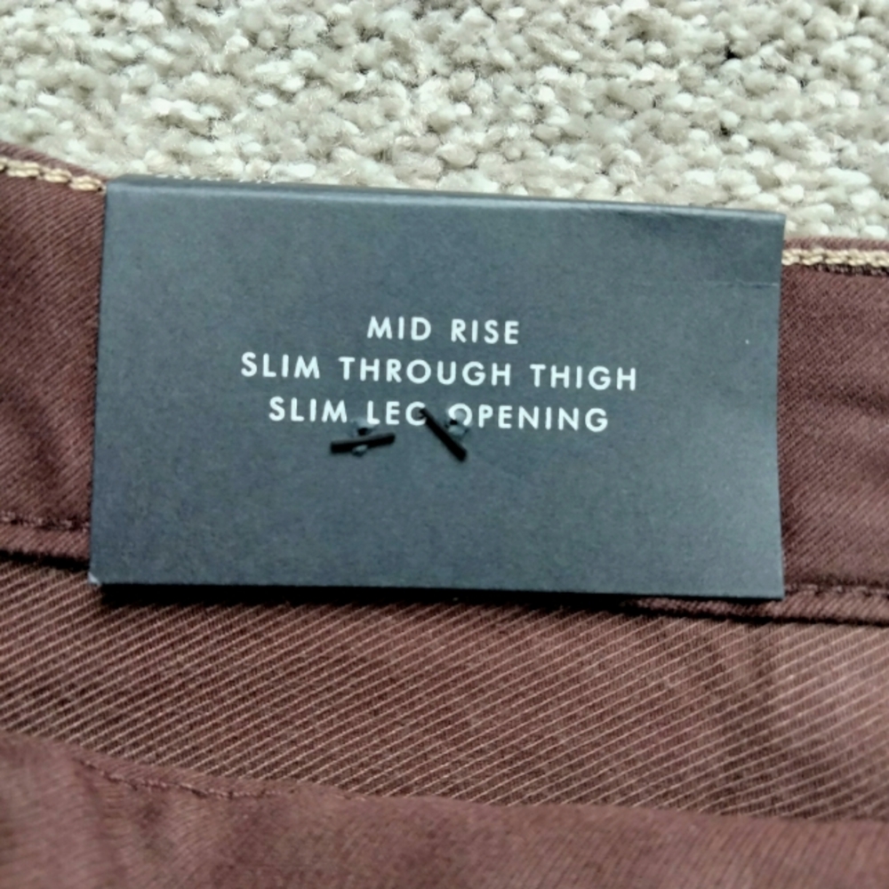 NWT 42x34 Banana Republic Traveler Slim Fit Chocolate Brown Casual Pants NEW - Picture 8 of 12